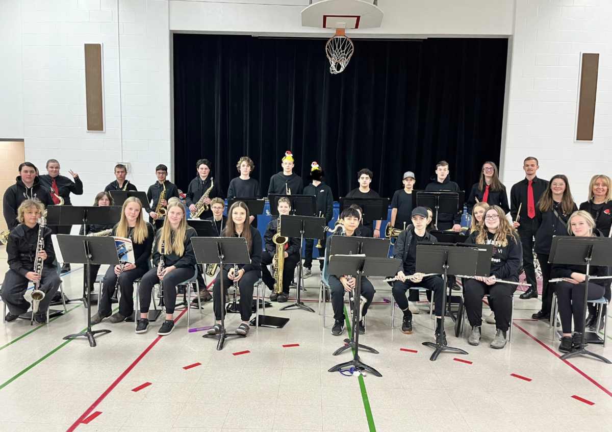 St Marys DCVI band visiting South Perth Centennial School to provide a musical performance