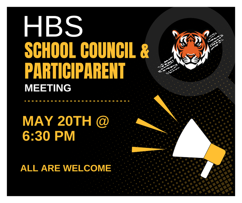 HBS School Council and Participarent Meeting May 20th Featured Photo