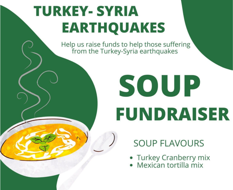 Soup Fundraiser for Turkey-Syria Earthquake Relief