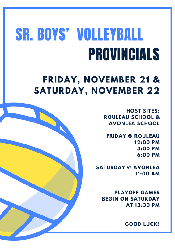 senior boys provincials
