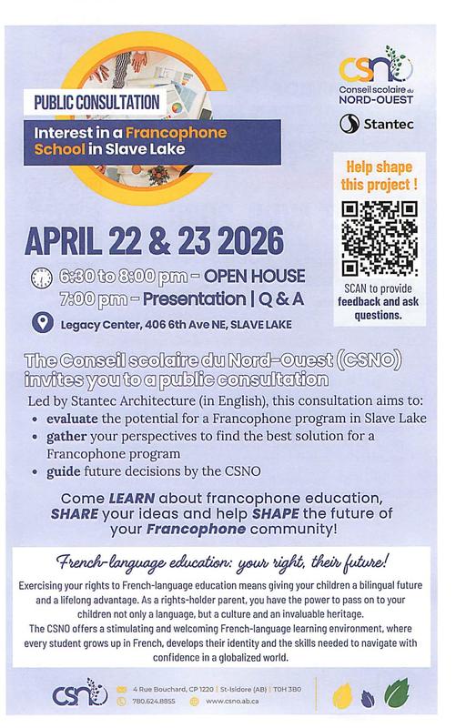 Interested in a francophone school in Slave Lake? Featured Photo