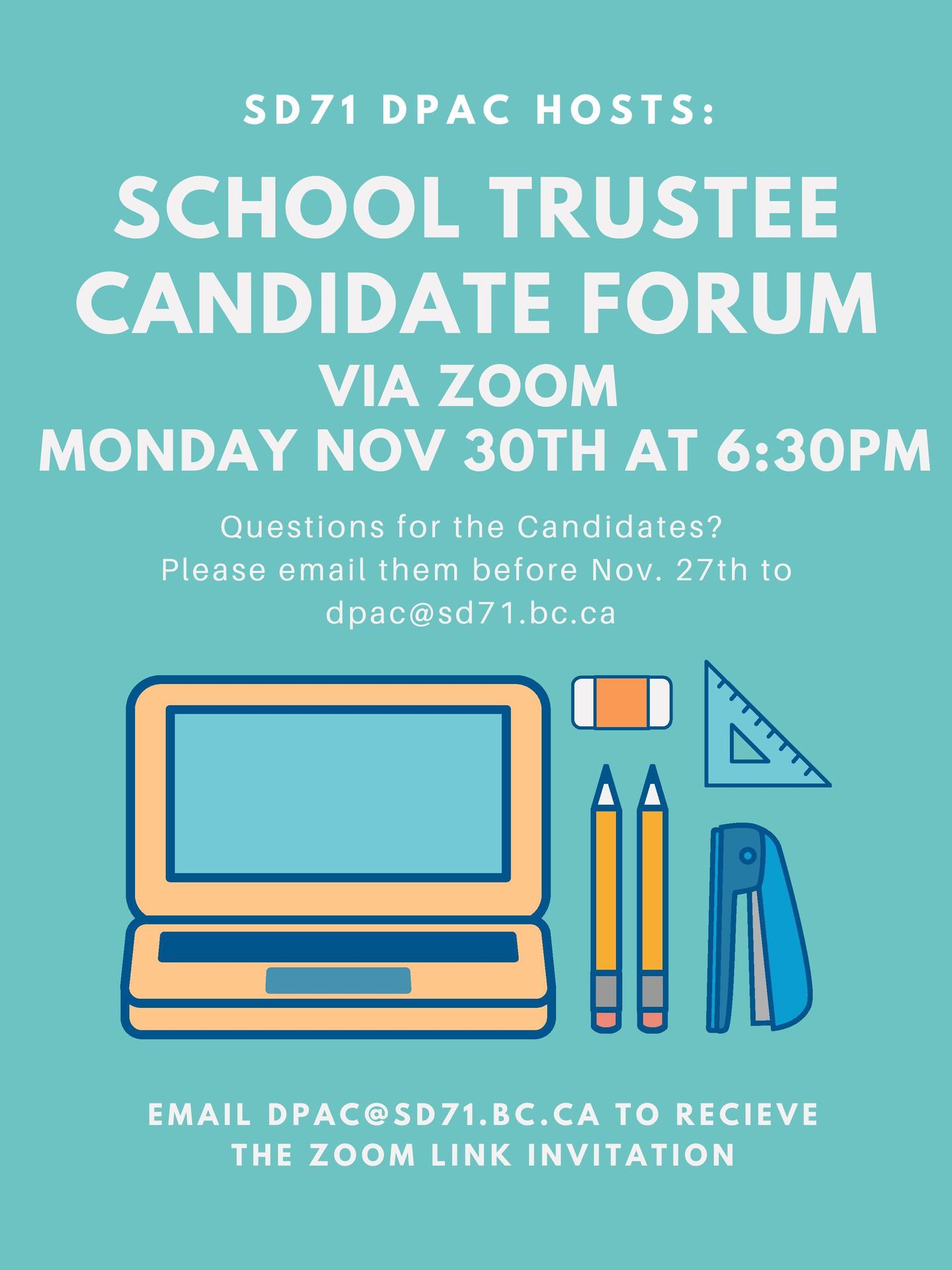 Trustee Candidate Forum