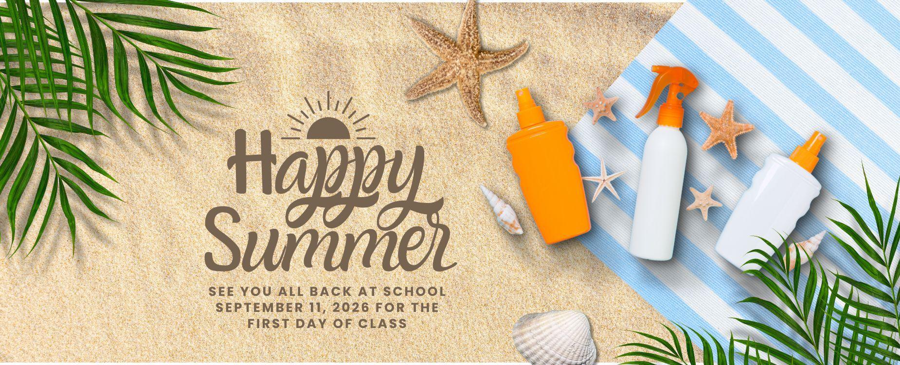 First day of classes Friday, September 11, 2026