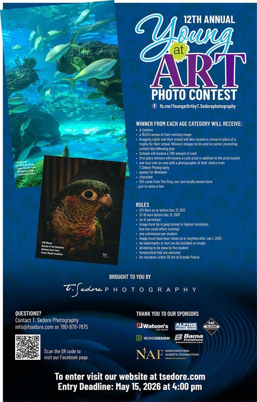 Youth Photography Contest in Grande Prairie - Twelve Years of Young at Art. Featured Photo