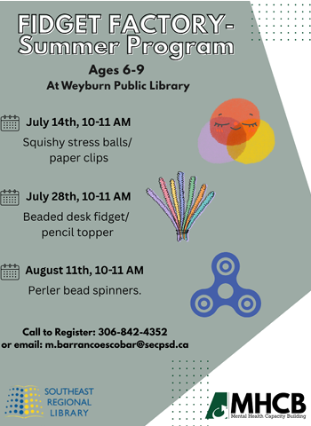 Fidget Factory - Summer Program