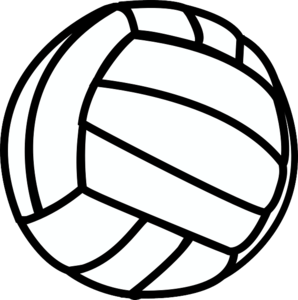 Graphic of a volleyball