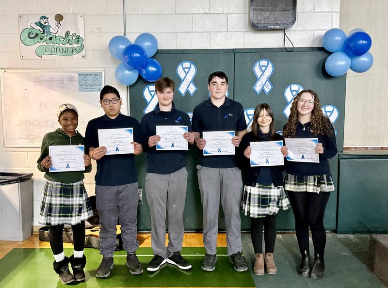 NCC student Kindness Award recipients 2026.