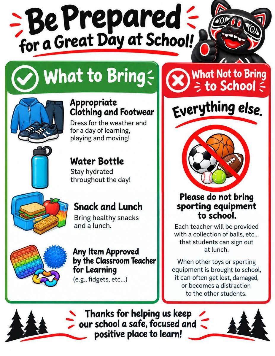 What to bring to School