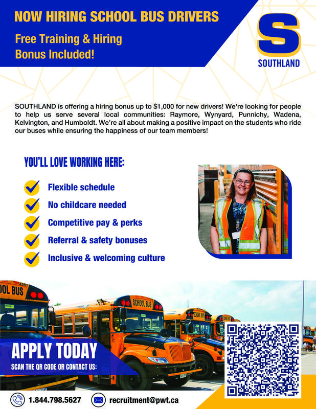 Bus recruitment poster