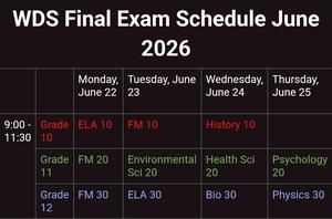 2026 June Exams