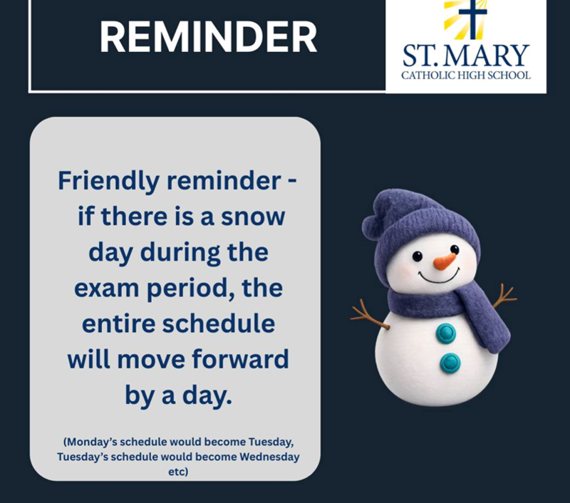 EXAM REMINDER Featured Photo
