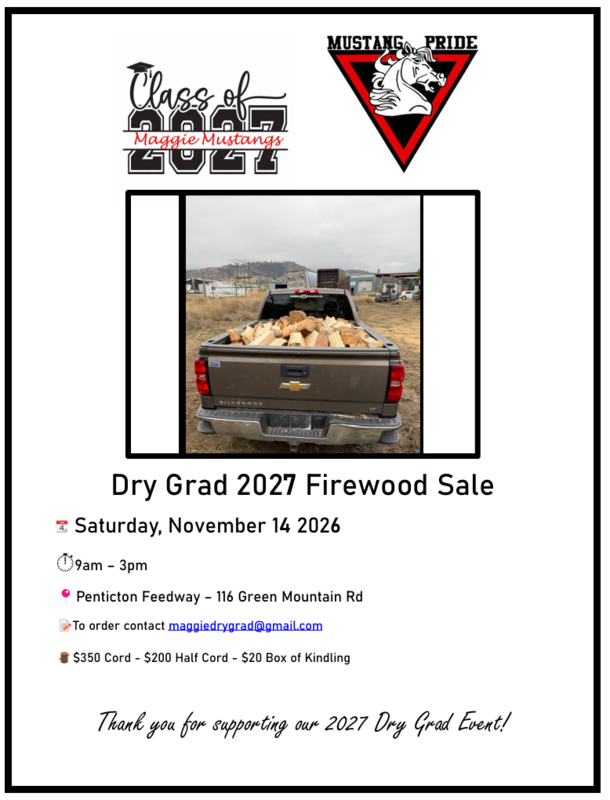 Dry Grad Firewood Fundraiser - November 14, 2026 Featured Photo