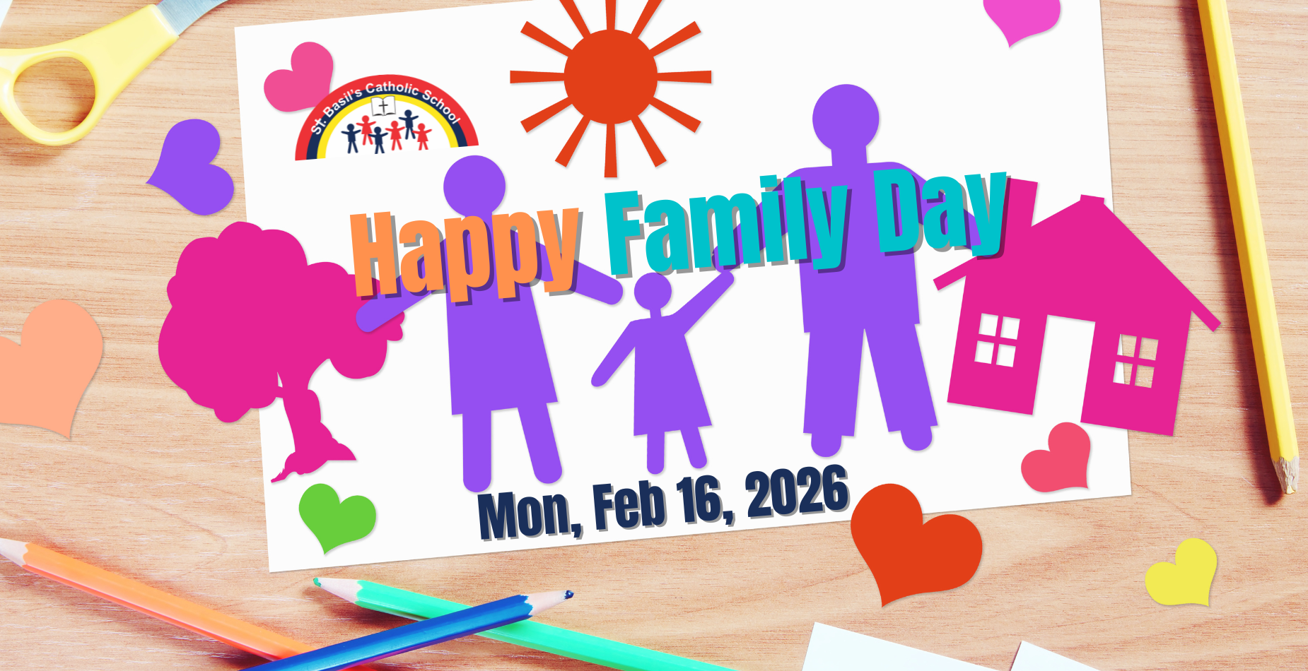 Happy Family Day Mon, Feb 16, 2026