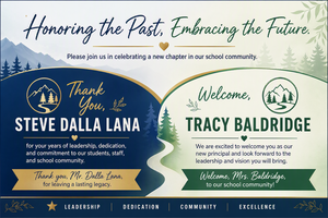 New Principal Announcement