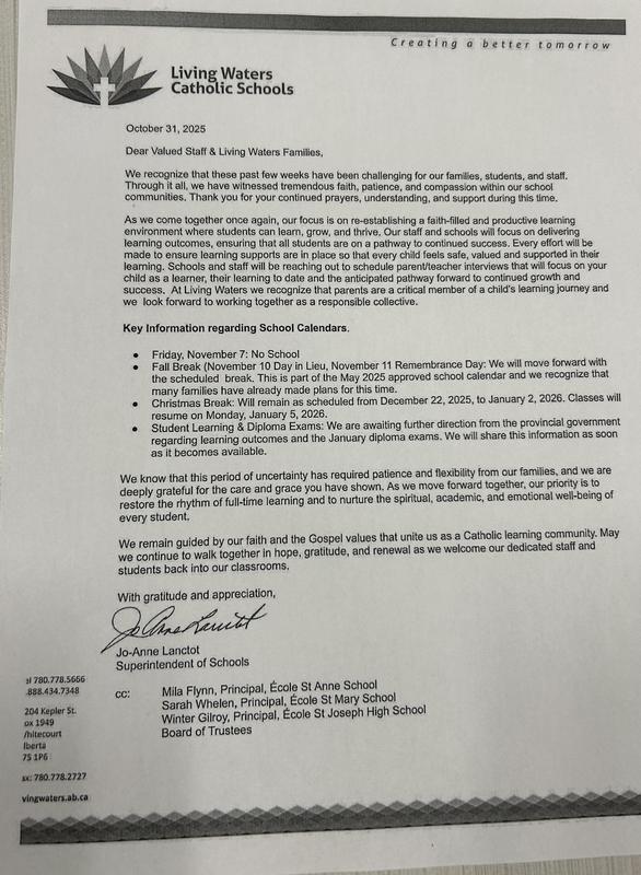 ESJS School Calendar Information