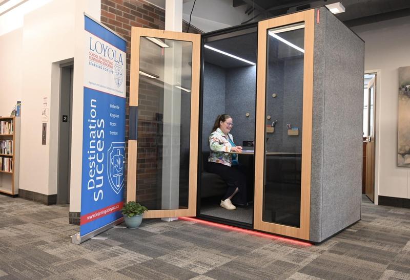 Study pod at Picton library.