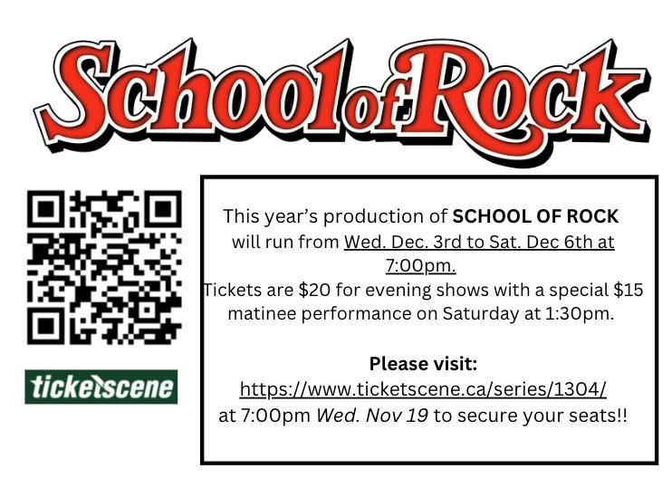 School of Rock Ticket Info