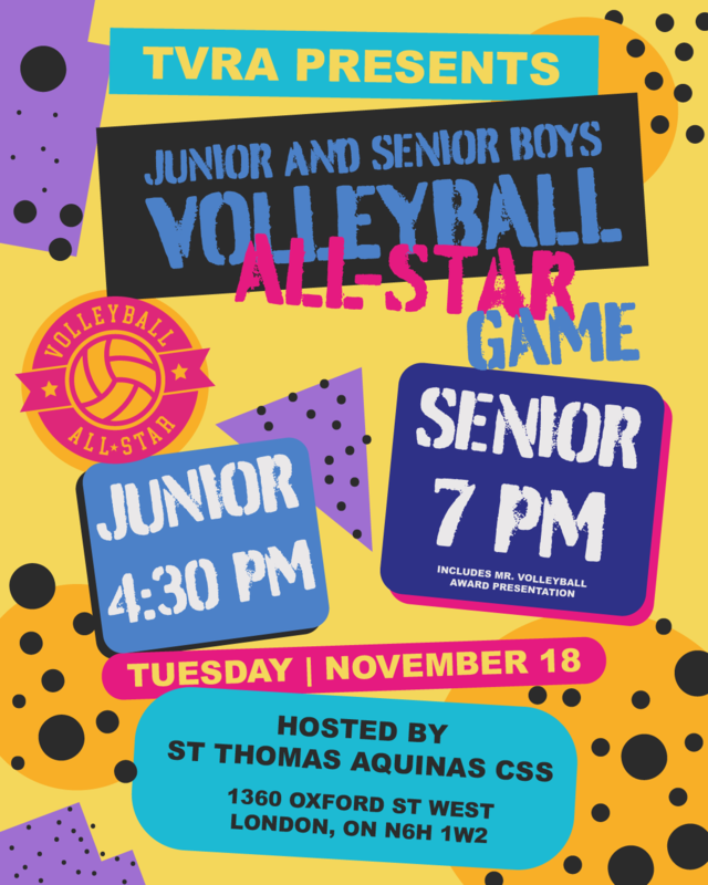 Junior and Senior Volleyball Games at STA