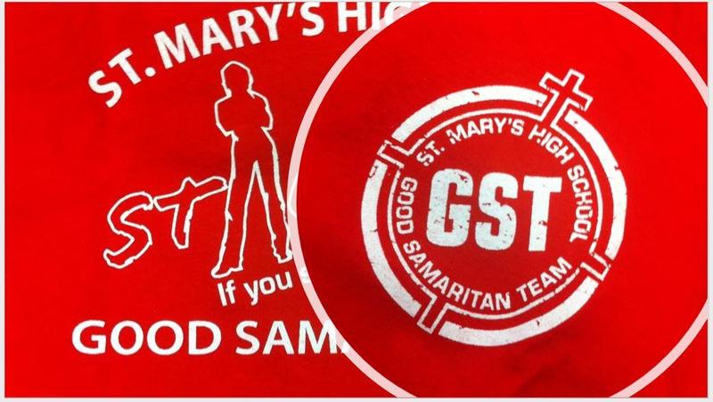 gst red tshirt