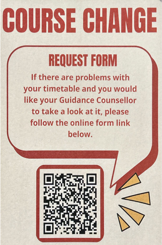 Course Change Link