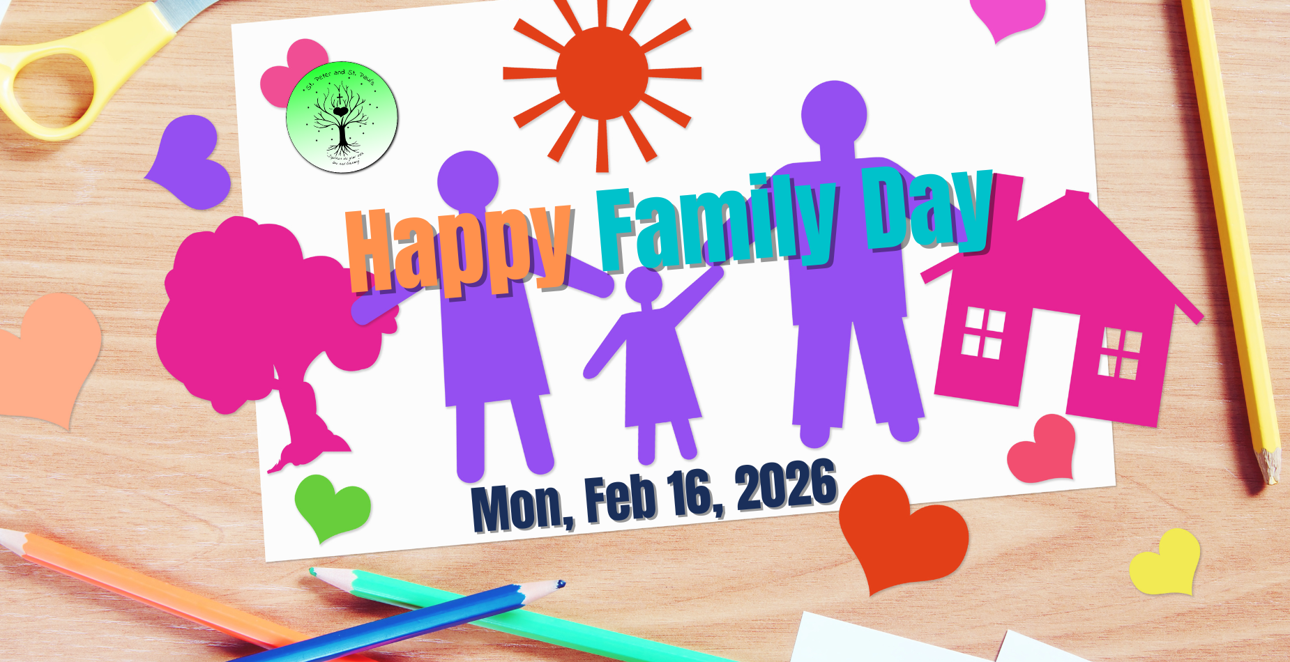 Happy Family Day Mon, Feb 16, 2026