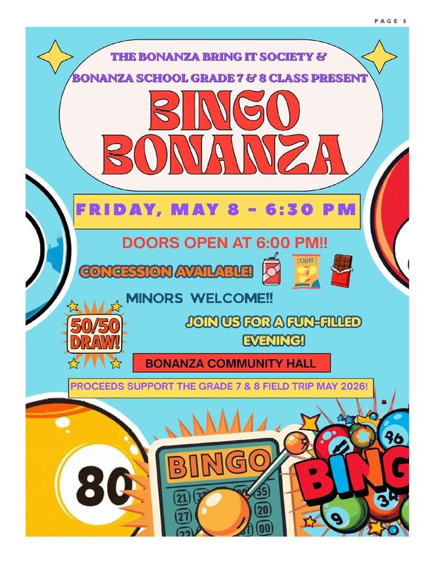 Bonanza School News May 5, 2026 Featured Photo