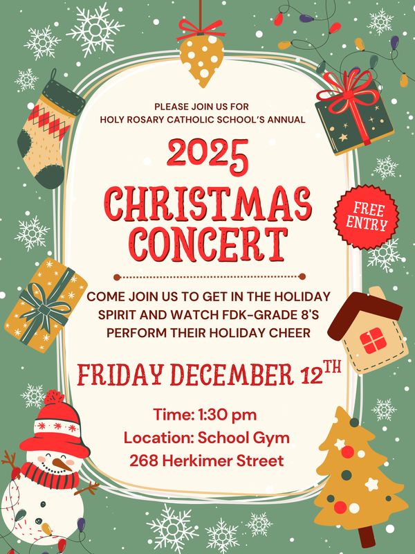 2025 Christmas Concert Poster