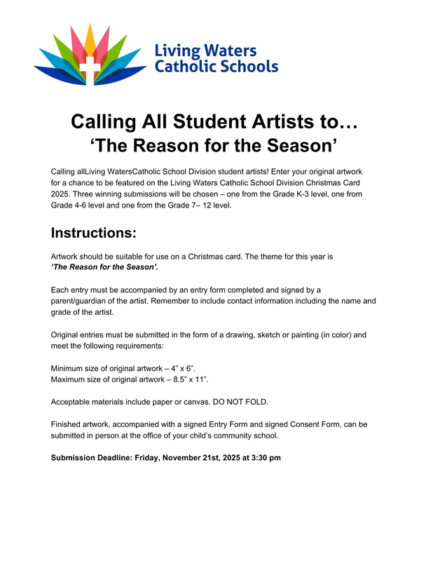 Student Christmas Card Contest 2025 Featured Photo