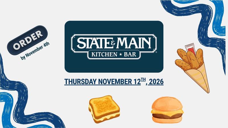 State & Main Hot Lunch - Thursday November 12th Featured Photo