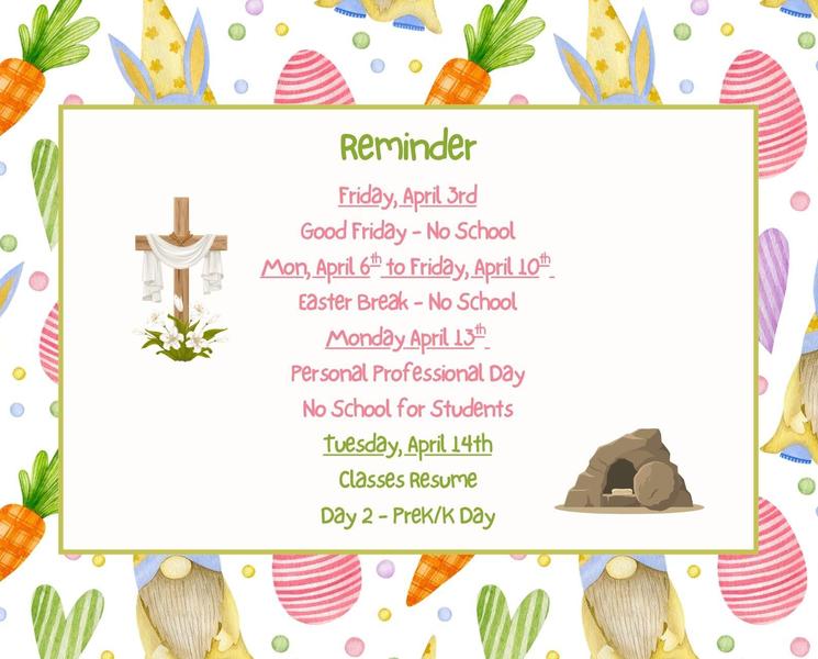 Easter Reminder