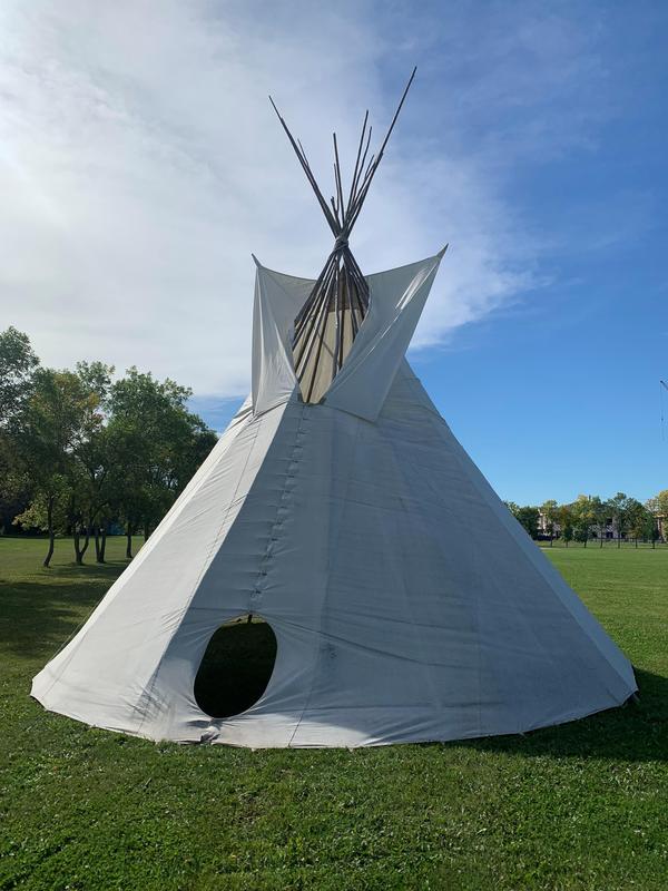Centennial School tipi