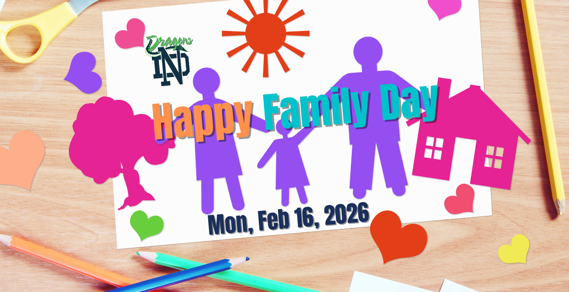 Happy Family Day Mon, Feb 16, 2026