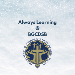 image reads Always Learning at BGCDSB with school board logo