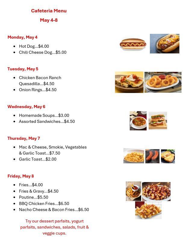 WCS Menu May 4-8 Featured Photo