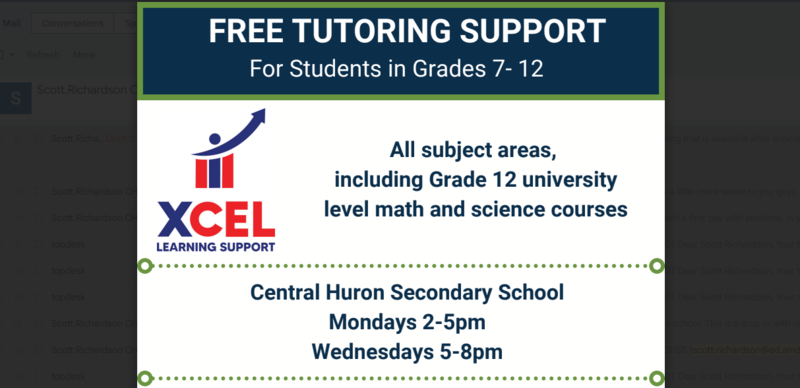 Free tutoring info