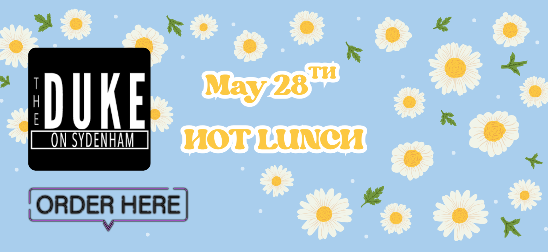 Duke hot lunch May 28th