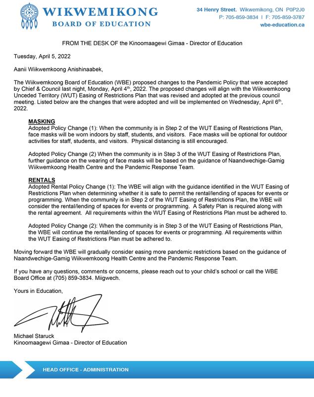 Director of Education - Letter - Pandemic Policy Changes - April 5 2022 - Community.jpg