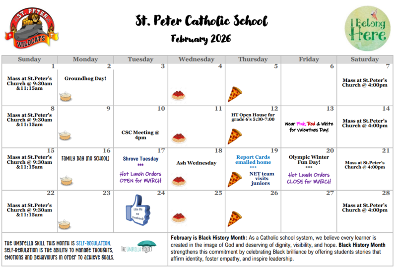 February 2026 School Calendar Featured Photo
