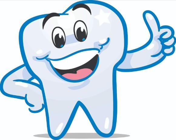 tooth with toothbrush image