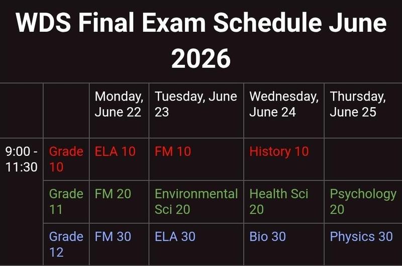 2026 June Exams