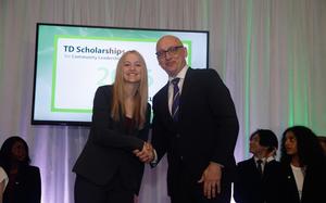 Iroquois Falls Secondary School student Alexandra Gauthier