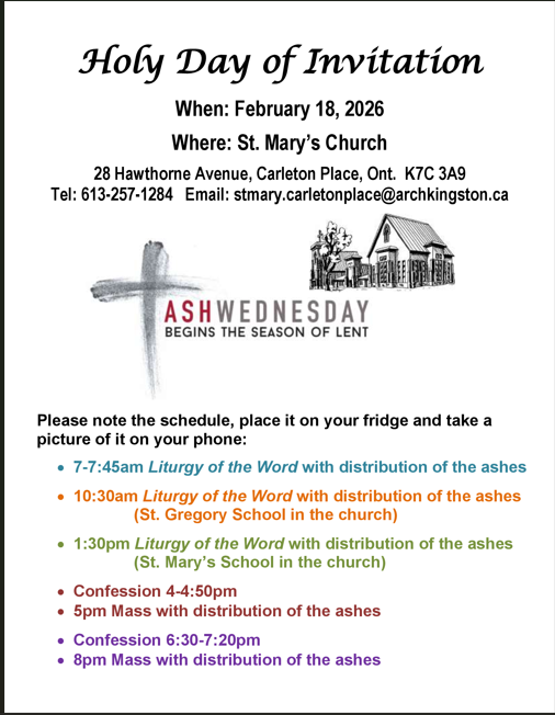 Ash Wednesday Featured Photo