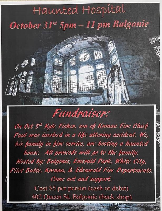 haunted house fire department kyle fisher fundraiser