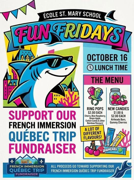 FUN FRIDAYS - Oct 16 @ lunch time Featured Photo