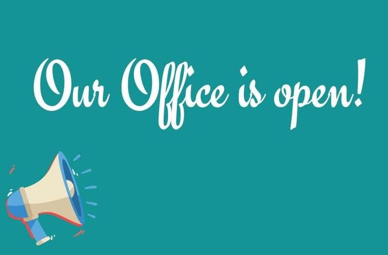Office Re-Opens