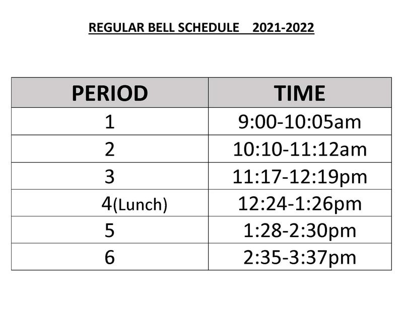 Bell Schedule