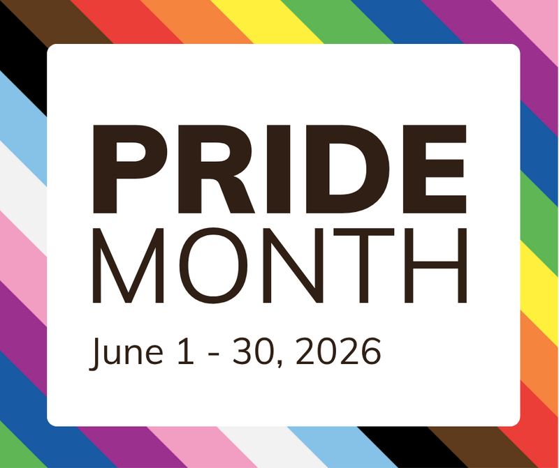 Pride Month June 1-30, 2026