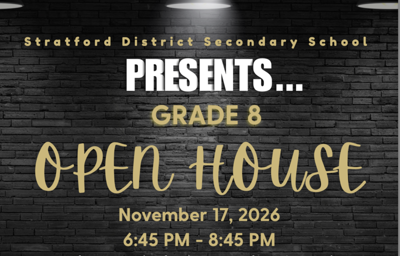sdss open house 6:45 to 8:45 Nov 17