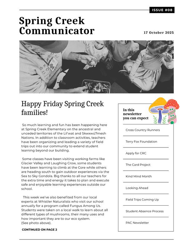 Spring Creek Communicator Featured Photo