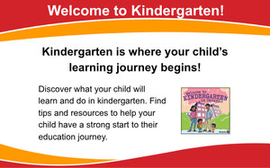 Welcome to Kindergarten